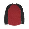 TEE-KNIT,RED COLORBLOCK