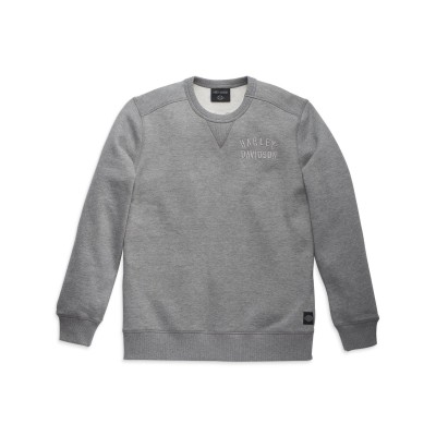 Pull Staple Embroidered Grey