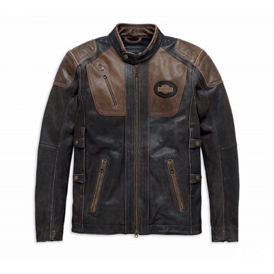 BLOUSON EN CUIR H-D® TRIPLE...