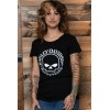 T-SHIRT WG Skull, Black, Femme