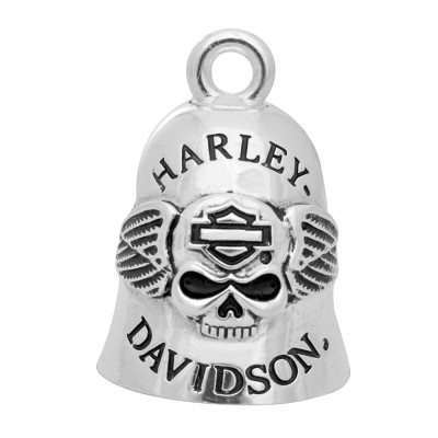 H-D SKULL AND WING RIDE BELL